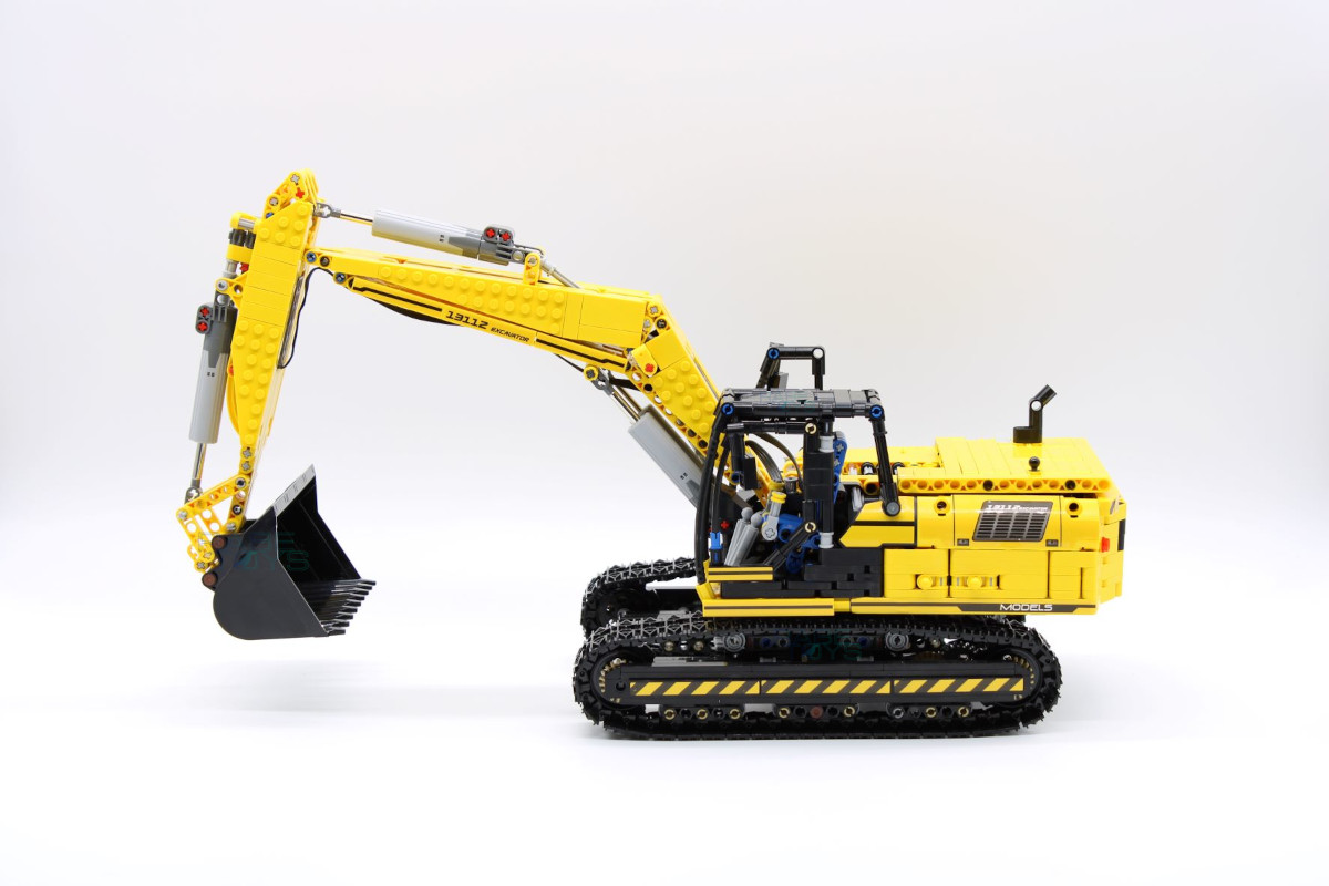 Mechanical Digger 13112 - Mould King - Produktbild - Ansicht seitlich links