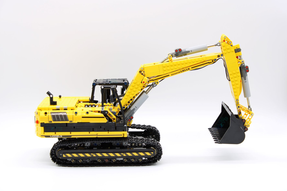 Mechanical Digger 13112 - Mould King - Produktbild - Ansicht seitlich rechts