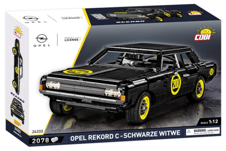 Cobi 24333 - Opel Record C Schwarze Witwe - Produktbild - Karton vorne