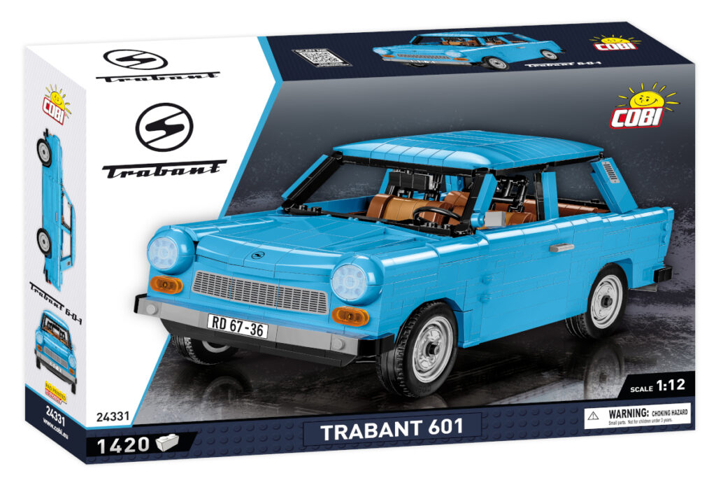 Cobi 24331 - Trabant 601 S blau - Produktbild - Karton vorne