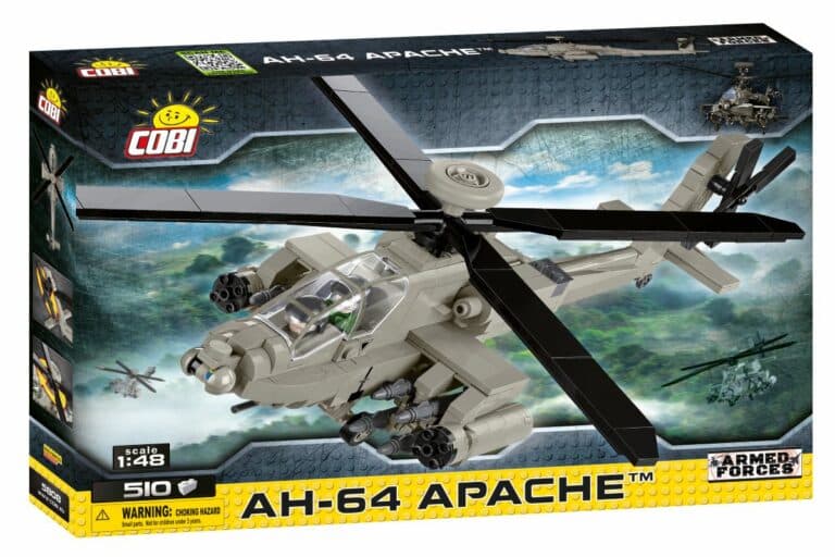 Cobi 5808 - Boeing Apache AH-64 Helikopter - Produktbild Karton vorne