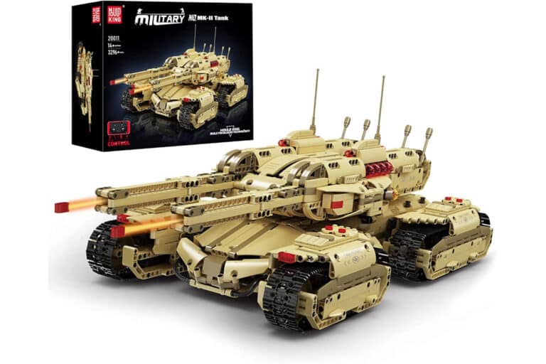 Mould King 20011 - MK-II Panzer - Mammoth -Produktbild seitlich - Karton vorne