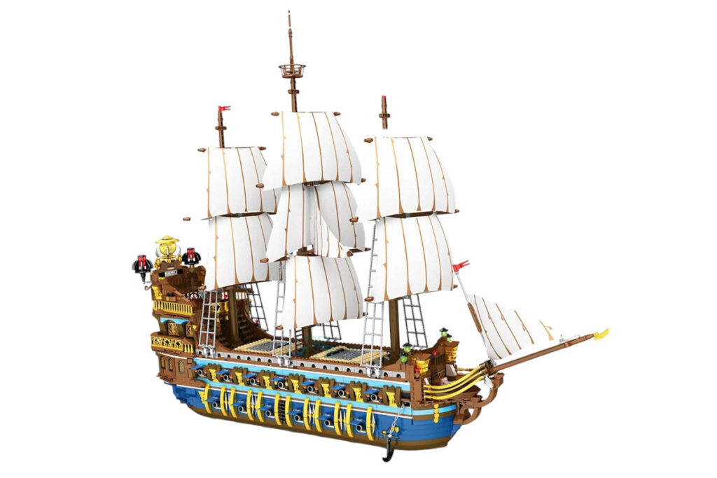 Reobrix 66011 - Segelschiff The Sun - Produktbild vorne rechts