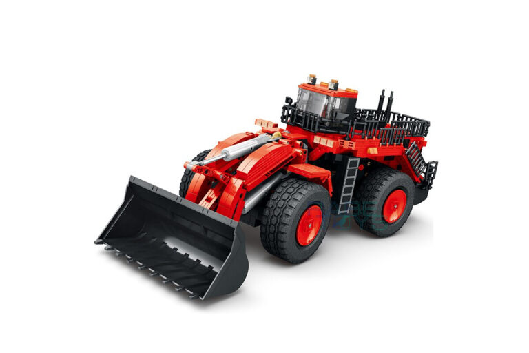 Reobrix 22010 - roter Radlader - Produktbild vorne links