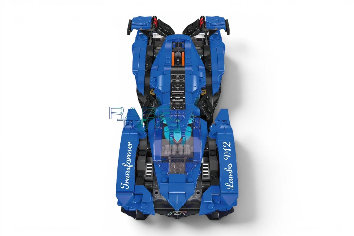 Mould King 10061 - Lambo V12 Roboter - Produktbild oben