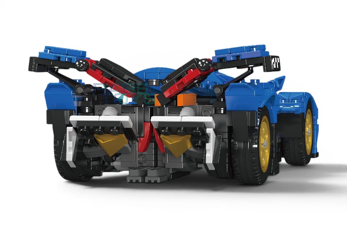 Mould King 10061 - Lambo V12 Roboter - Produktbild hinten rechts